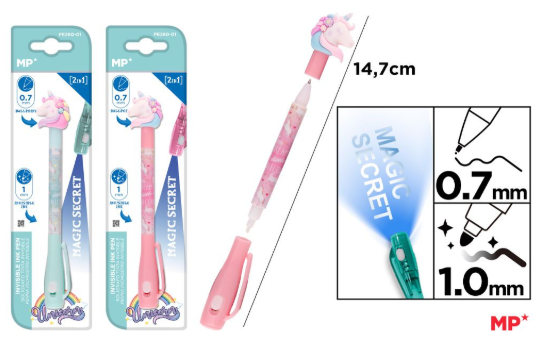 BOLIGRAFO TINTA INVISIBLE MAGIC SEC