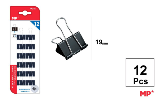 PINZA ACERO NEGRO 32MM PA383