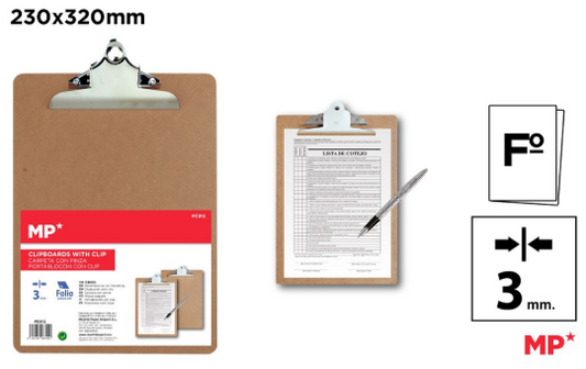 CARPETA CON PINZA FOLIO PC912
