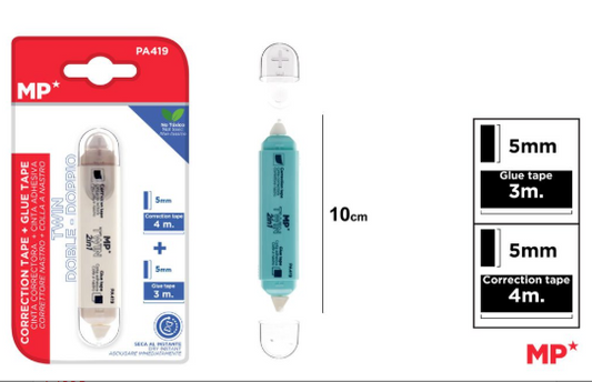 CORRECTOR TAPE + GLUE TAPE