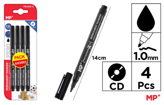 MARCADOR CD PUNTA FINA