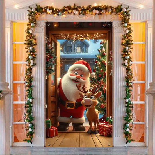 Funda para Puertas de Navidad