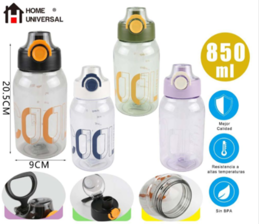 BOTELLA 850ML PLASTICO